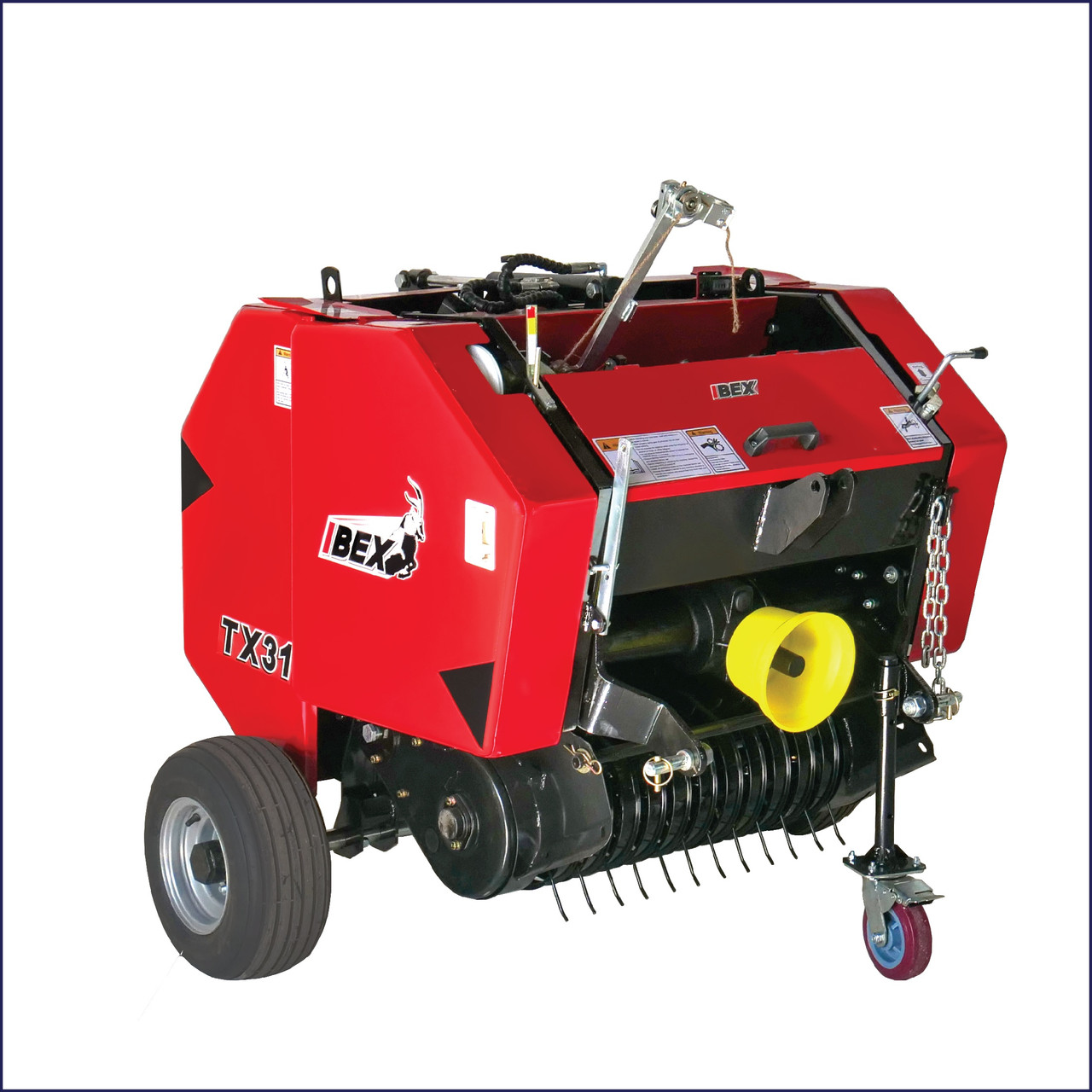 Mini Round Hay Baler machine